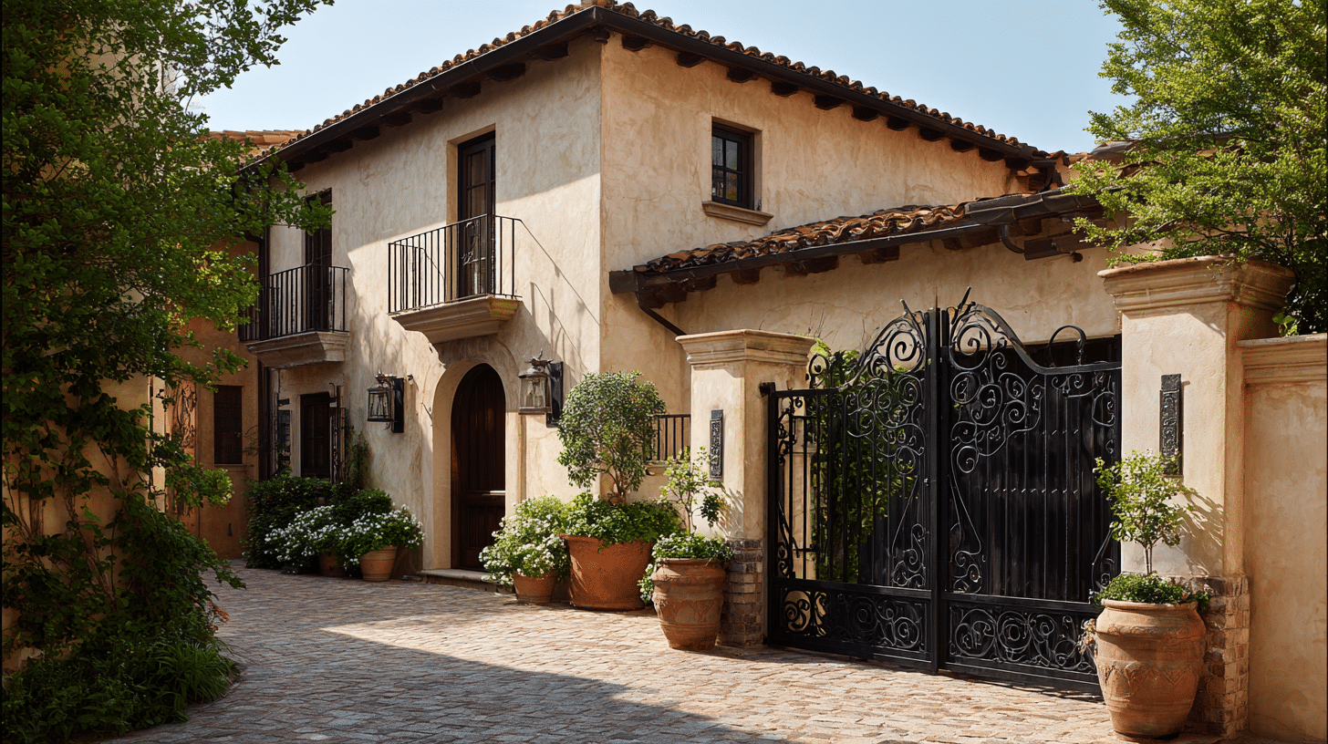 wrought iron balconies and gates