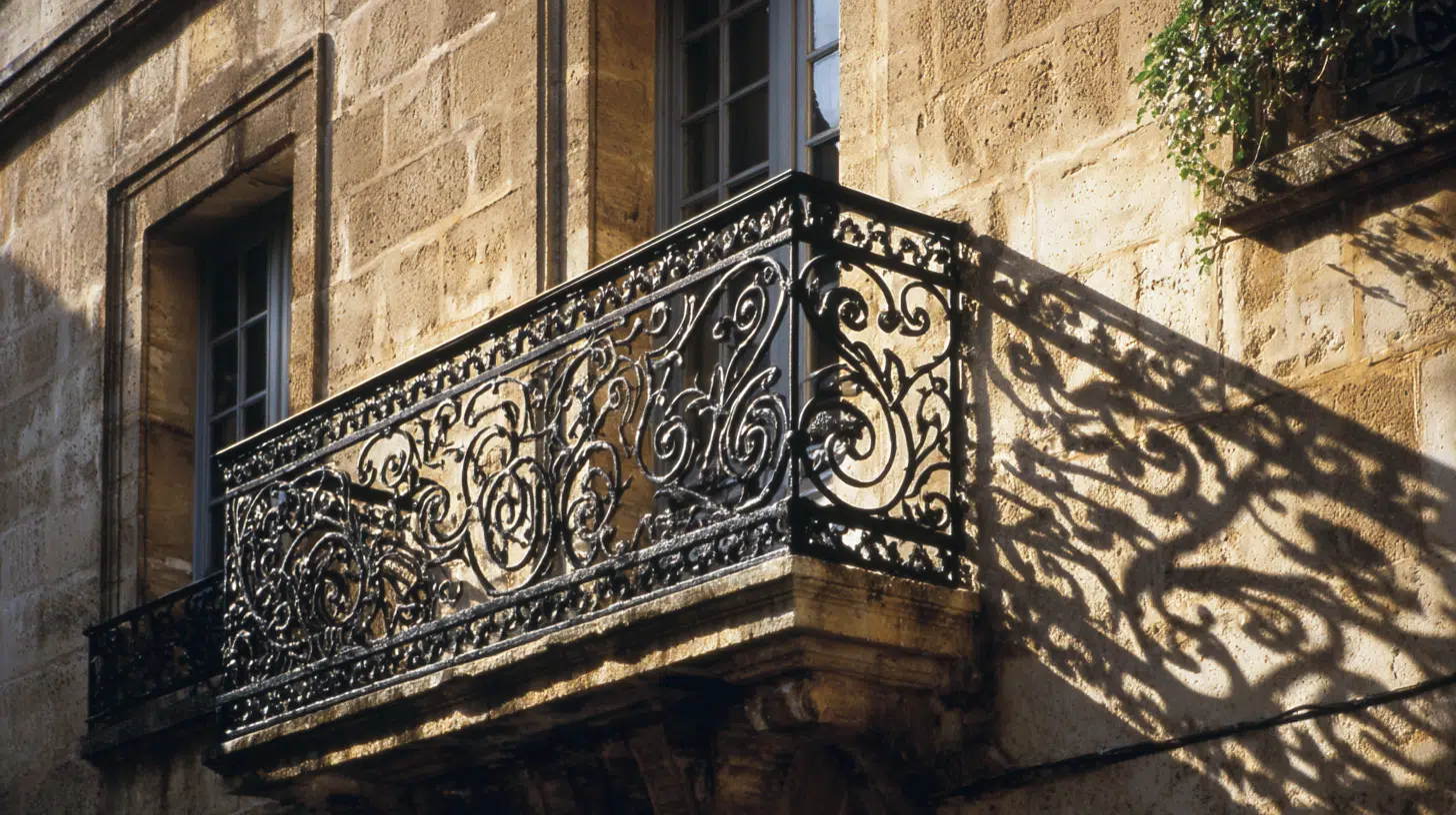 wrought iron details