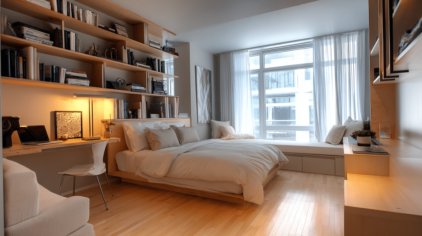 Corner-Oriented Bed Layout