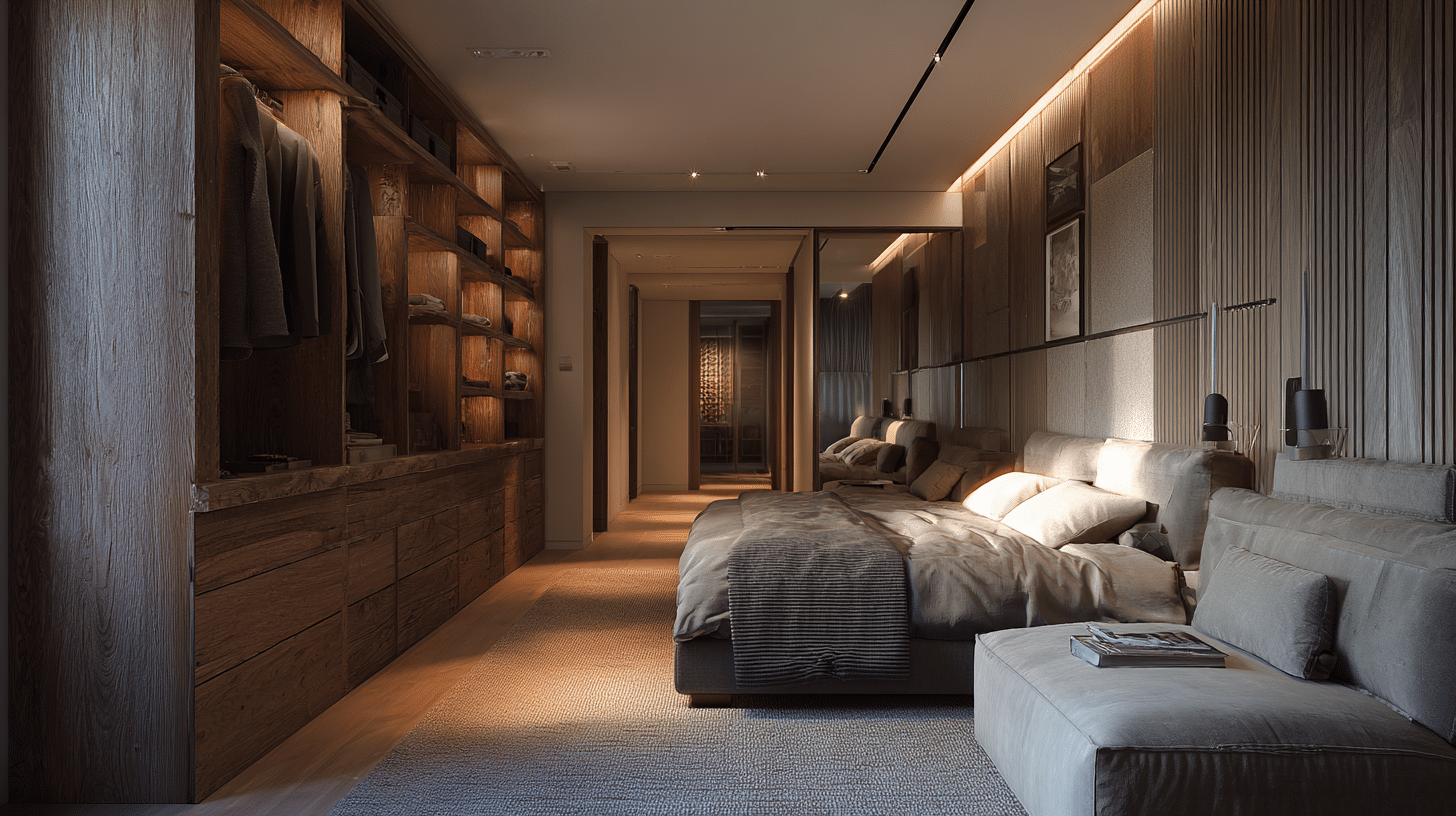 Corridor Bedroom Layout