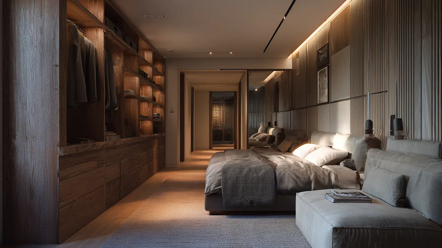 Corridor Bedroom Layout