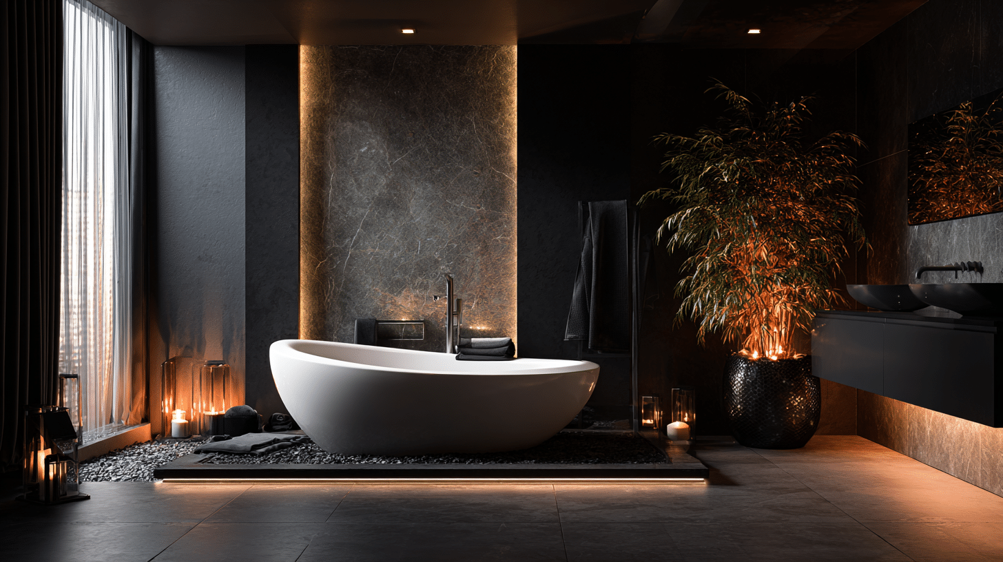 Dark Black-Dominant Spa