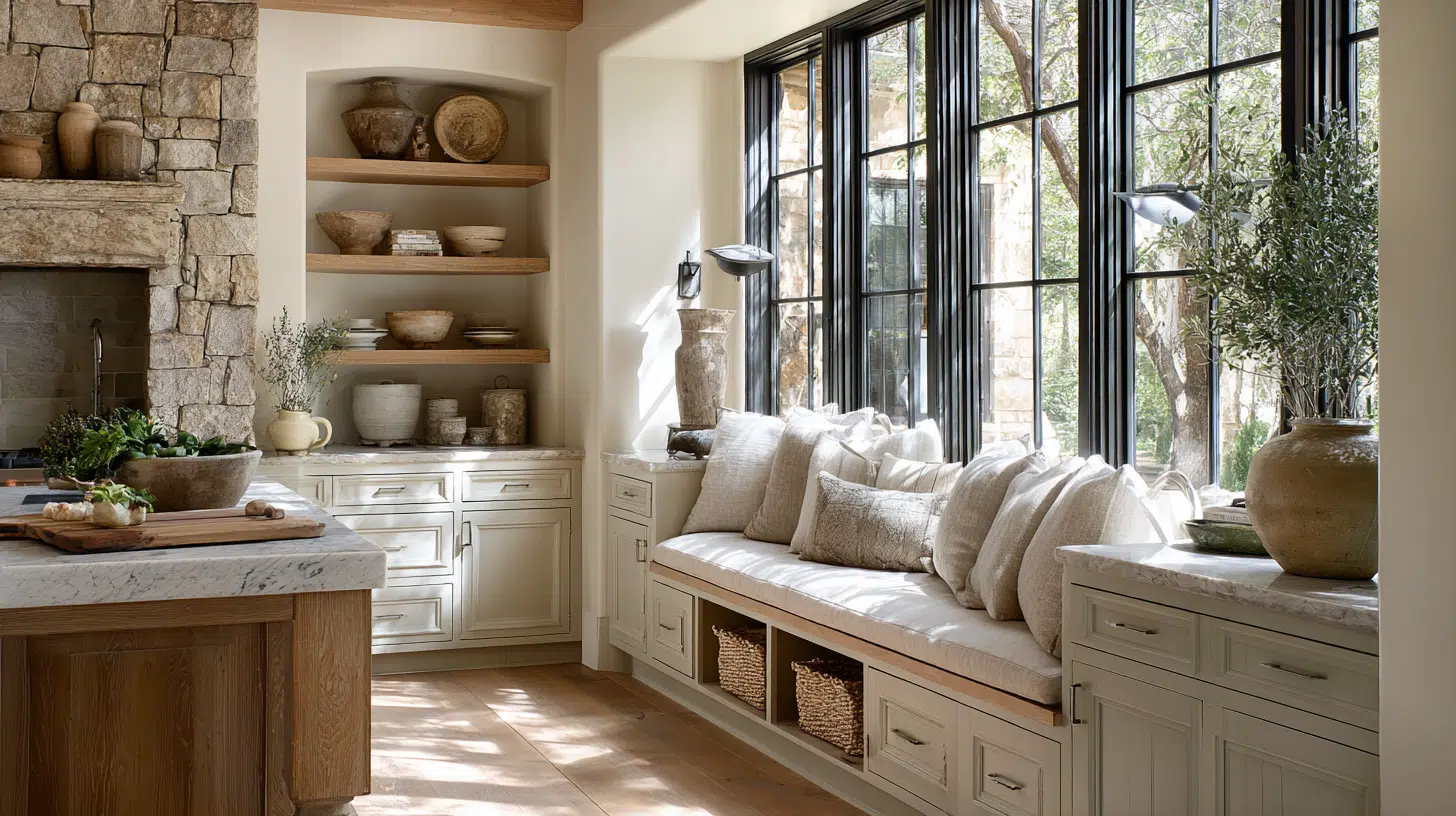 Extra-Long Farmhouse Window Bench