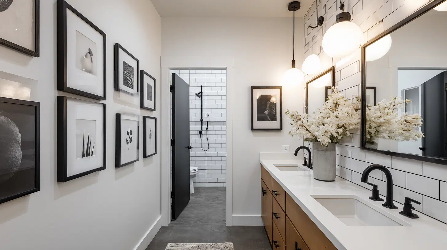 Gallery-Style Bathroom