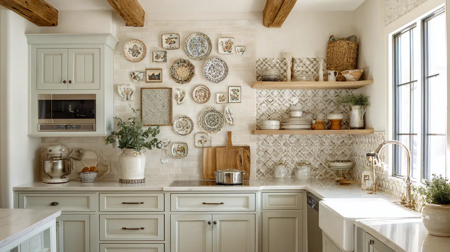 Heirloom Plate Gallery Wall
