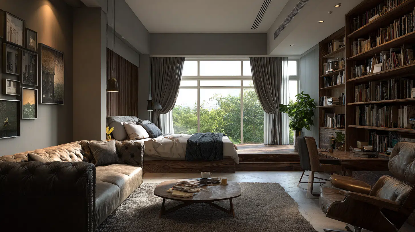 Lounge-First Bedroom Layout