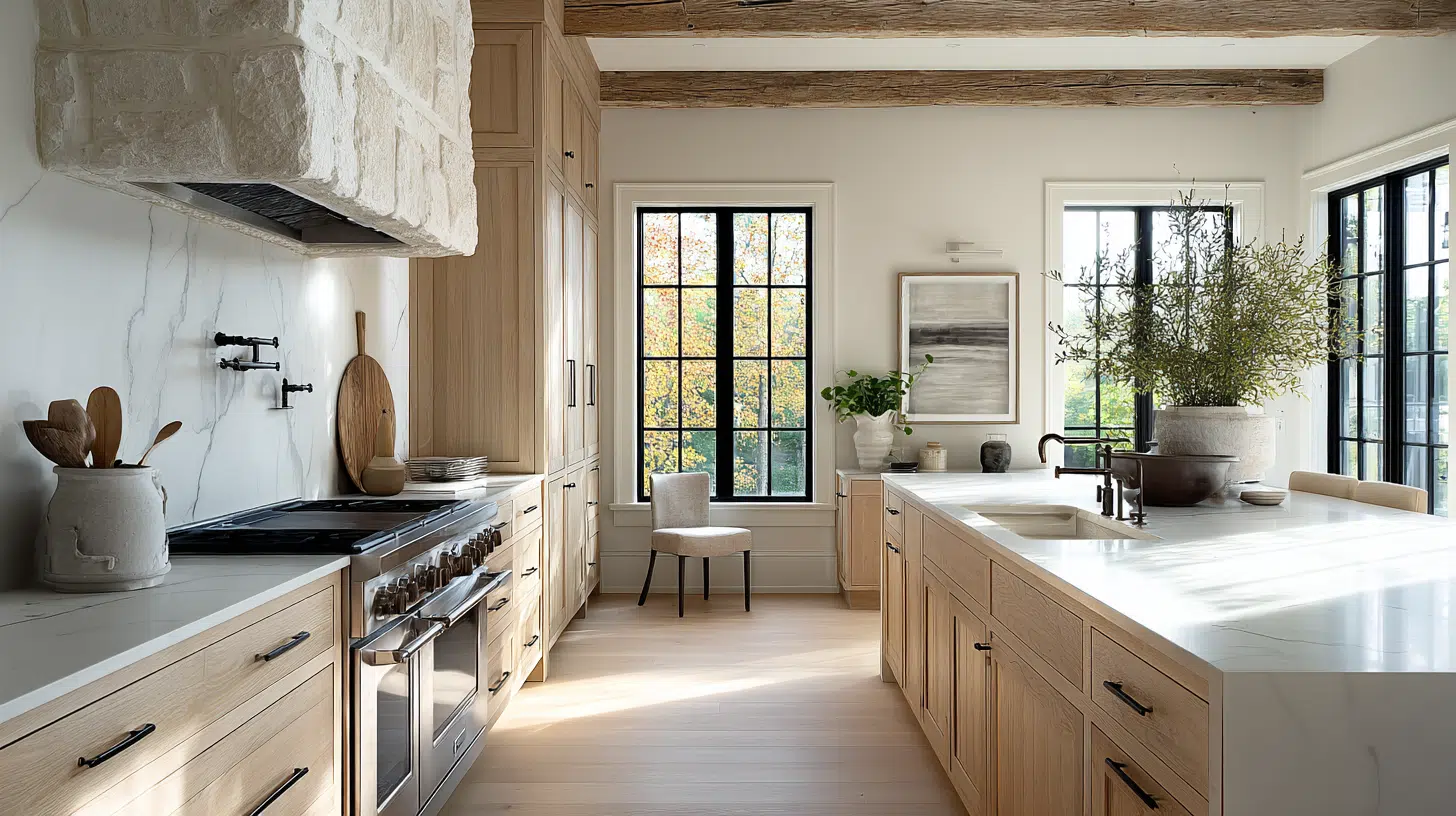 Soft-Limewashed Upper Walls