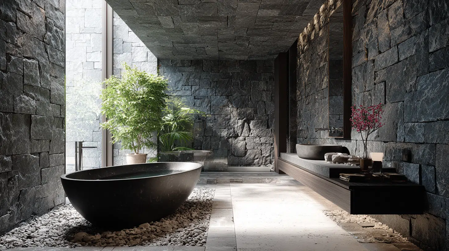 Stone-Led Monochrome Retreat
