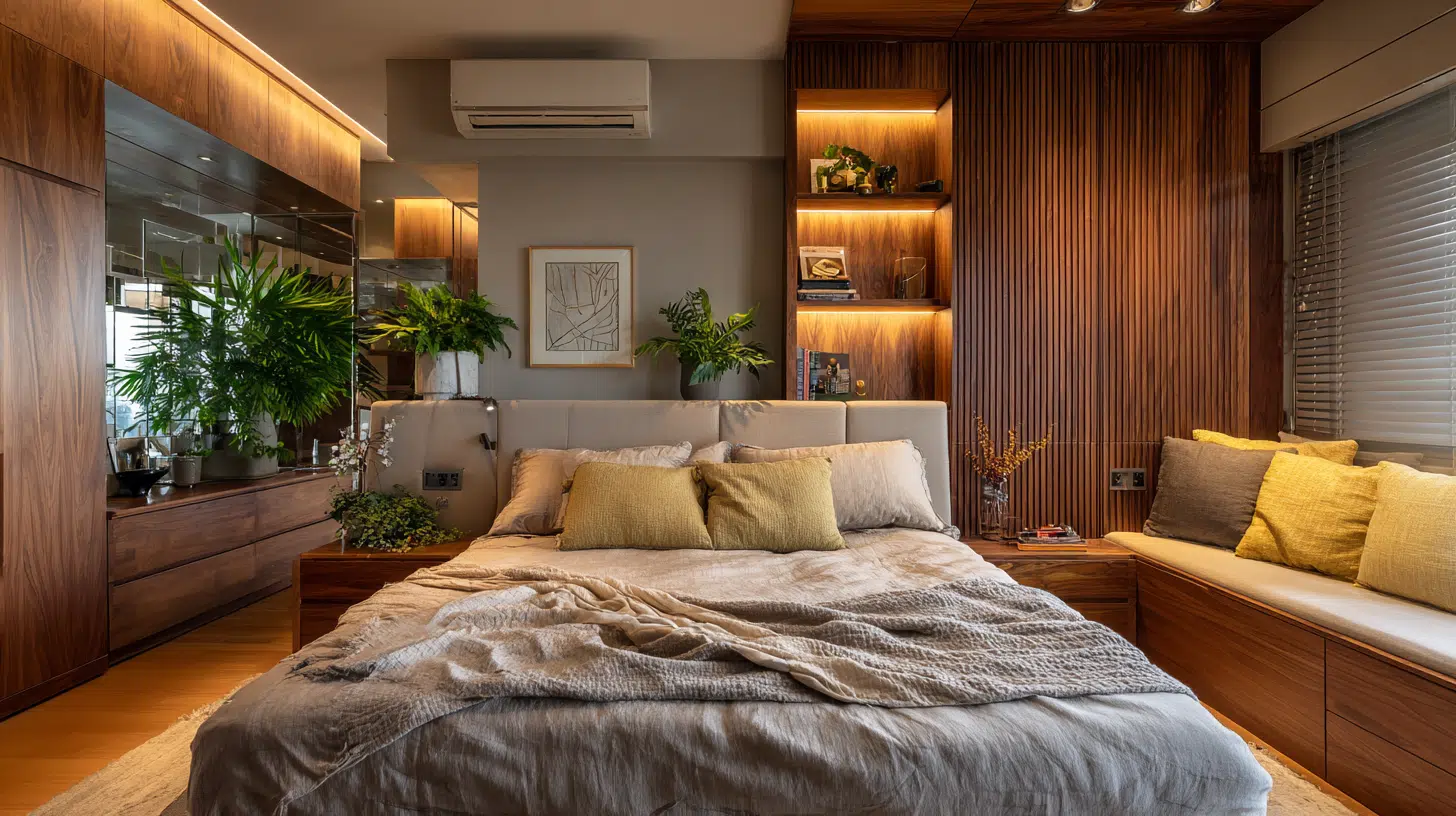 Wall-Defined Sleeping Zone