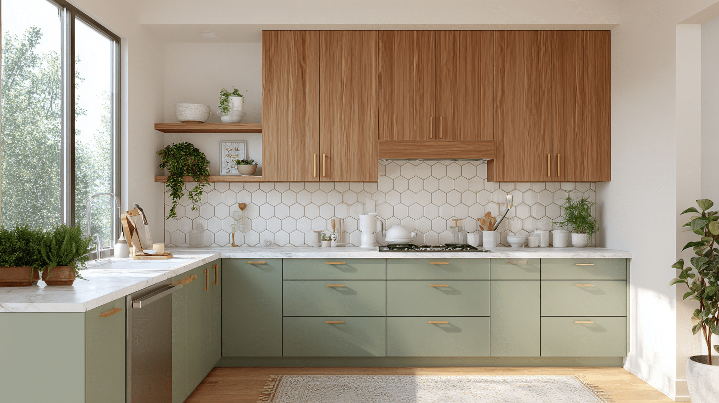 all wood uppers with green lowers