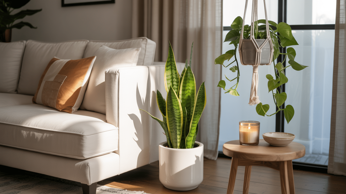 bring in plants and simple decor