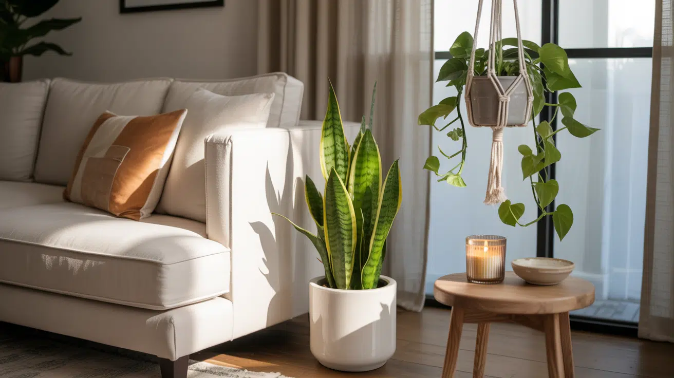 bring in plants and simple decor