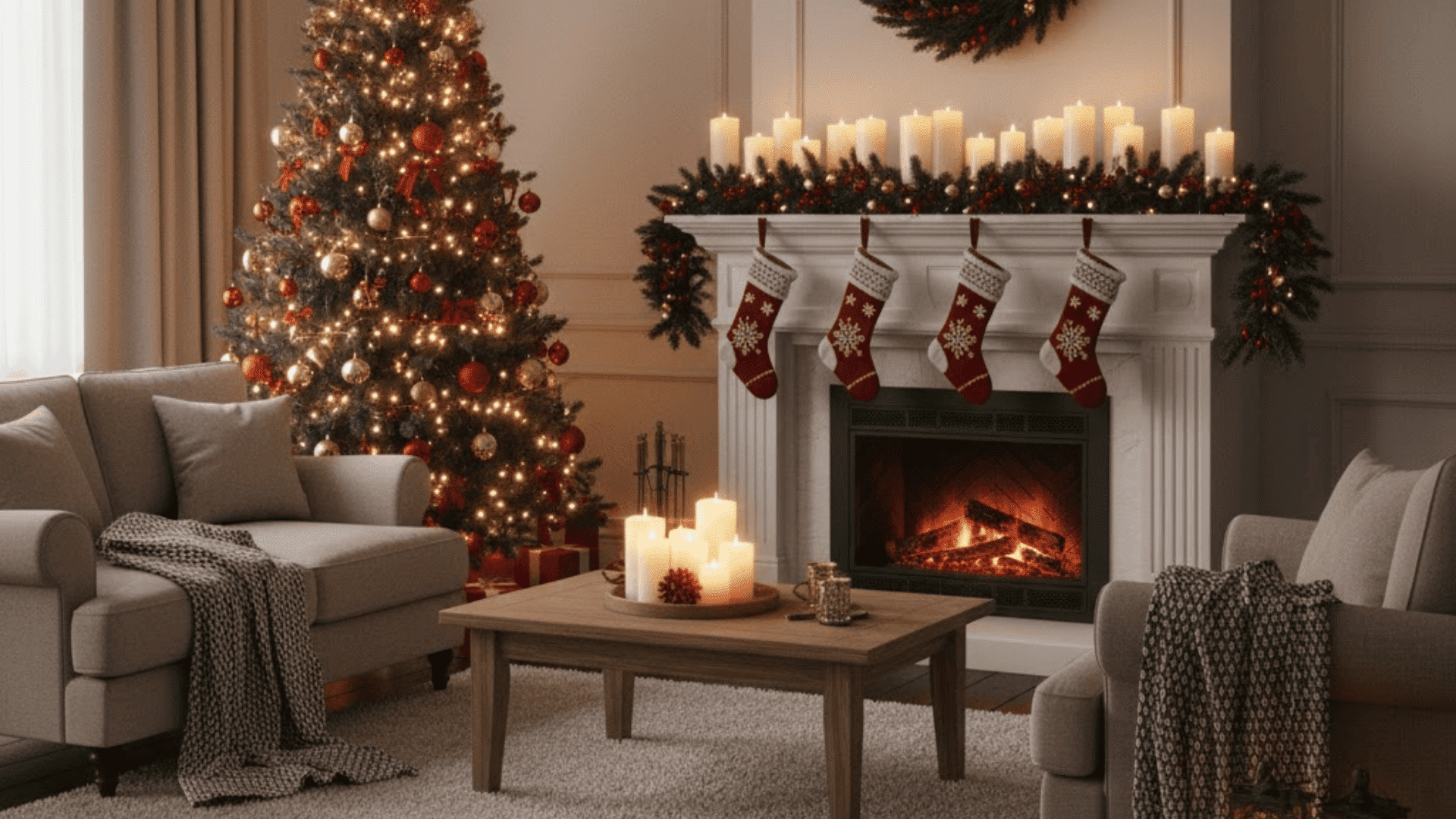 christmas living room background inspo