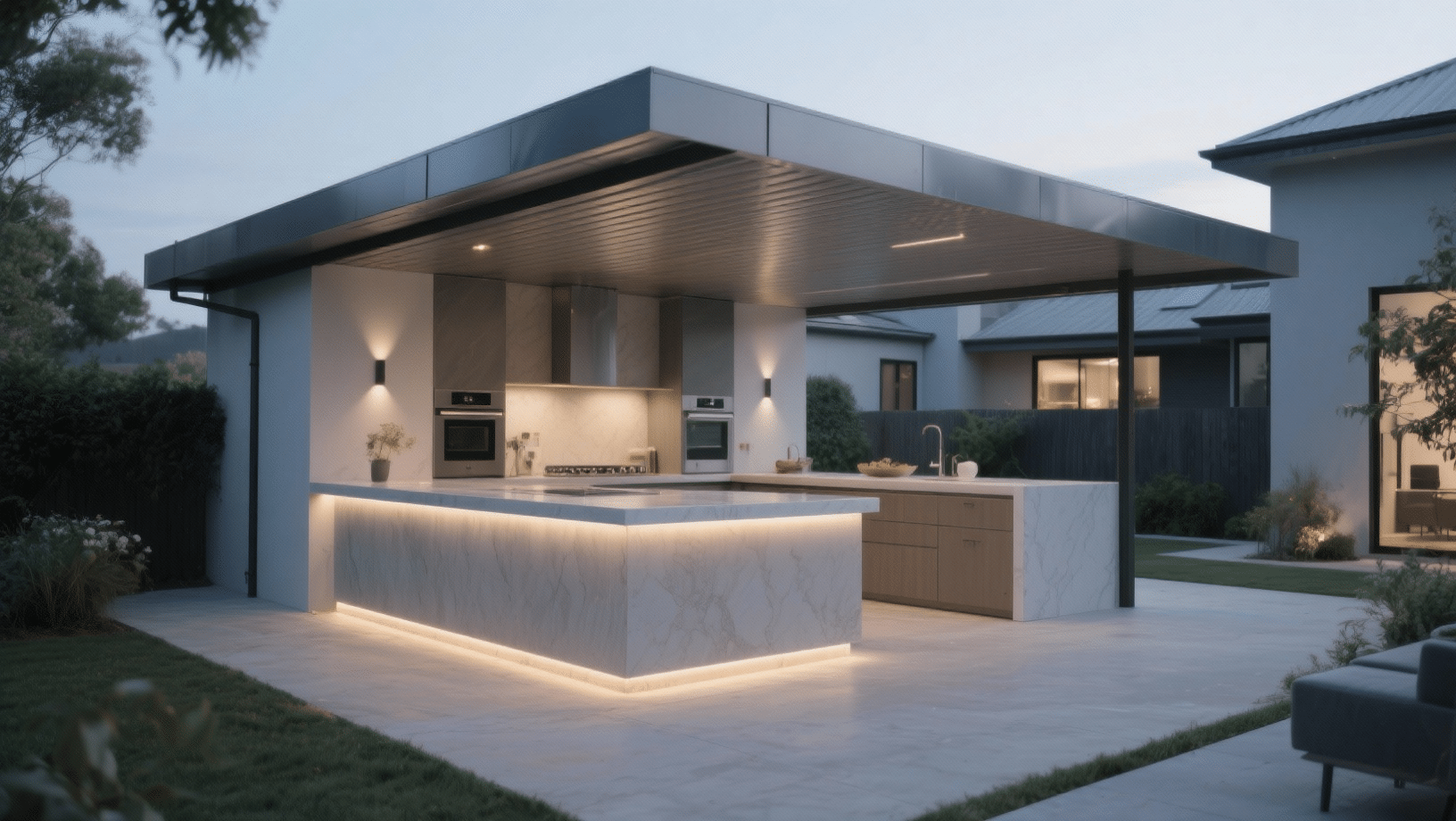 modern flat roof design