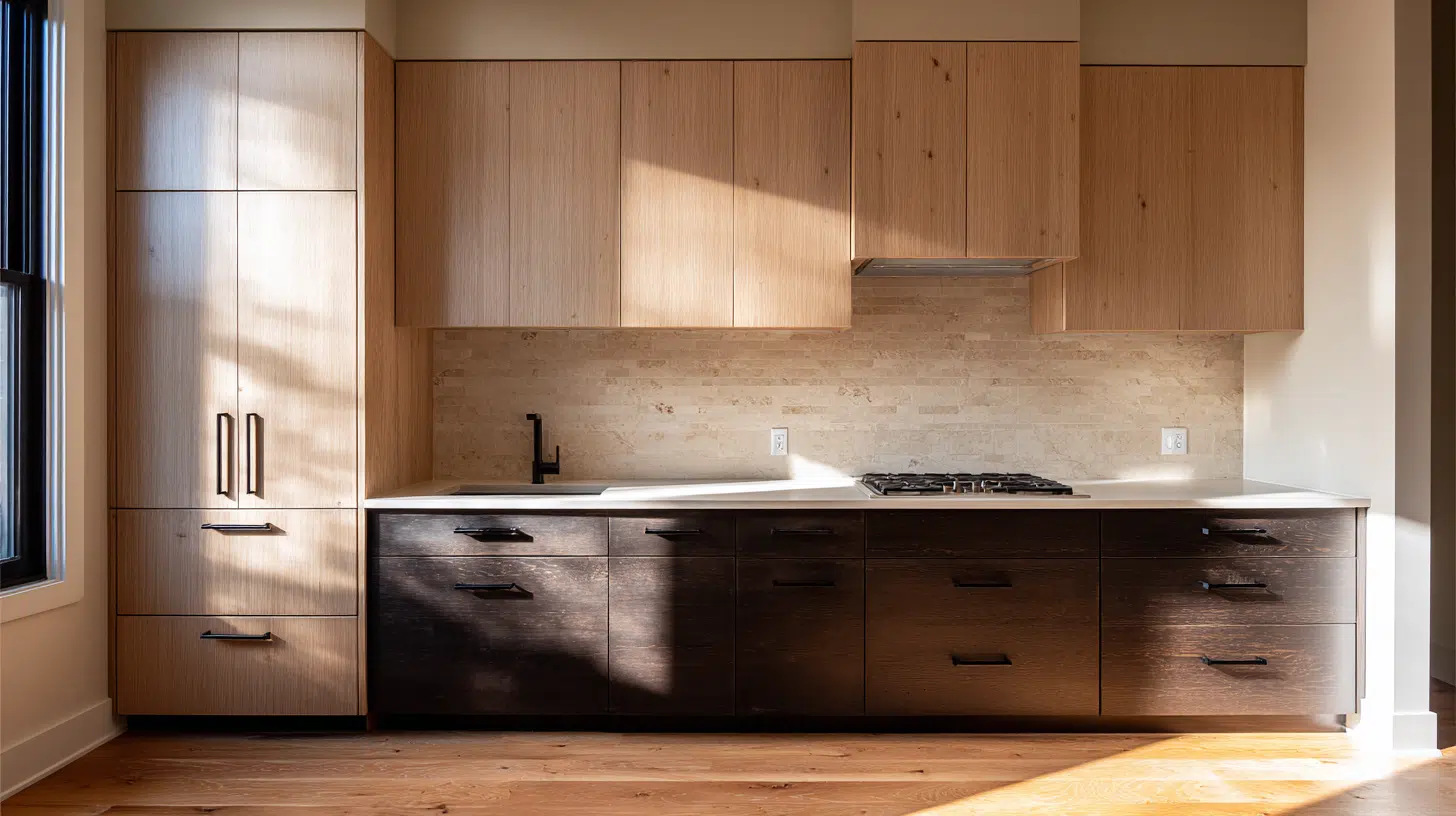 two tones of wood together