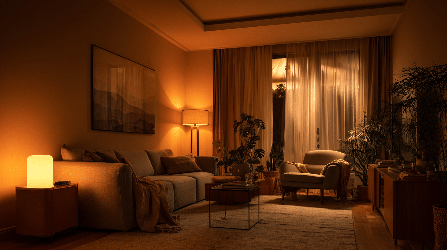 use lighting to change the mood