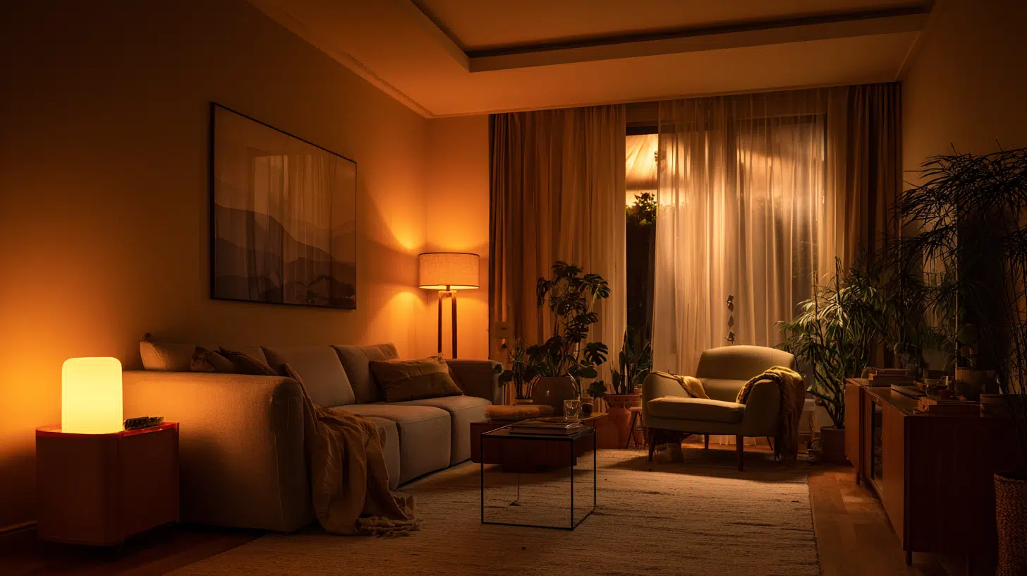 use lighting to change the mood