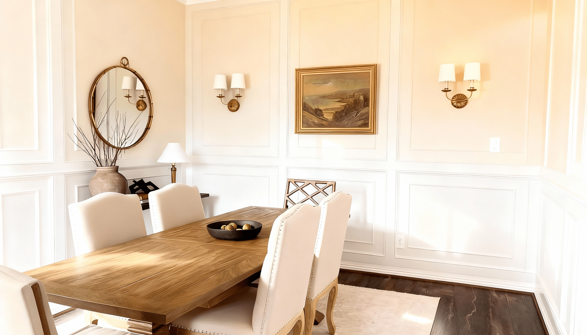 wainscoting accent wall