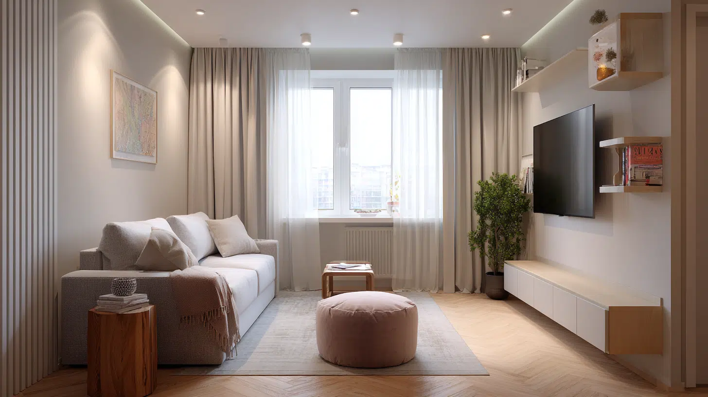 1 minimalist sofa and coffee table layout