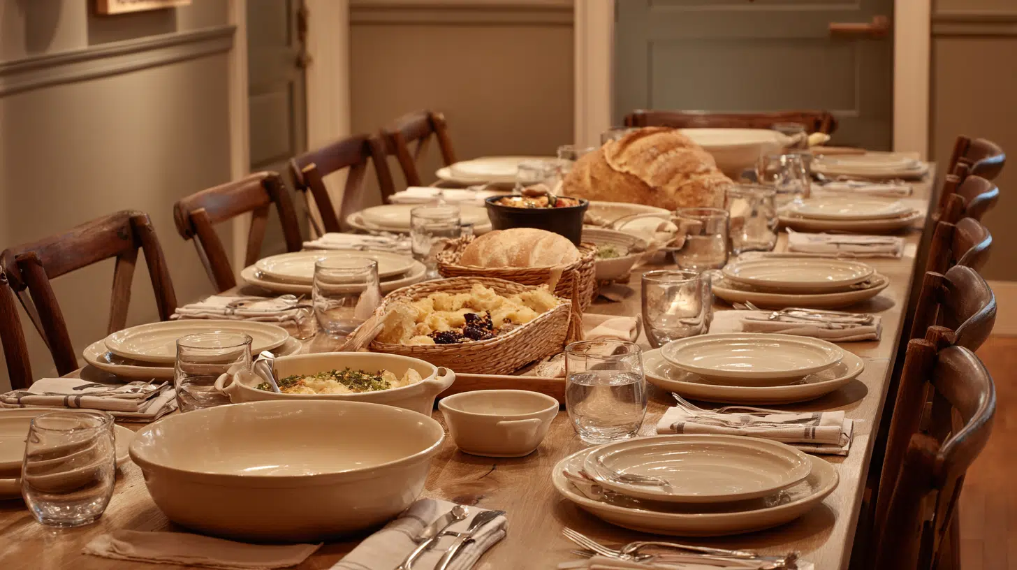 6 family style setting