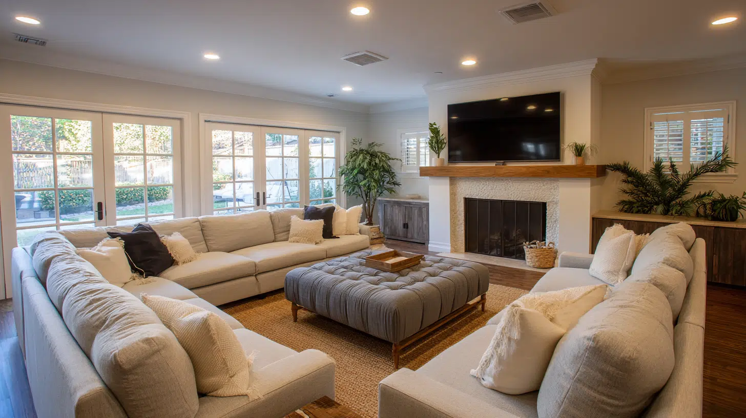 8 u shaped conversation layout