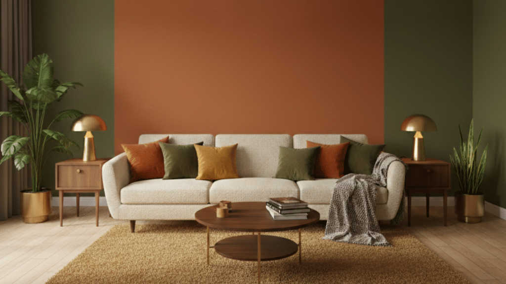 designing a retro 70s house interior