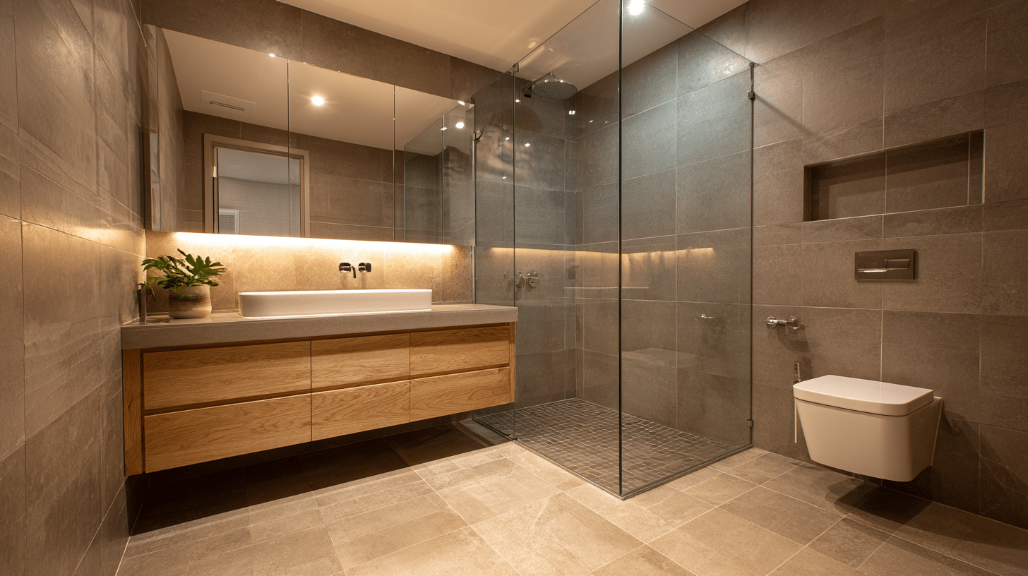 floor to ceiling tile layout