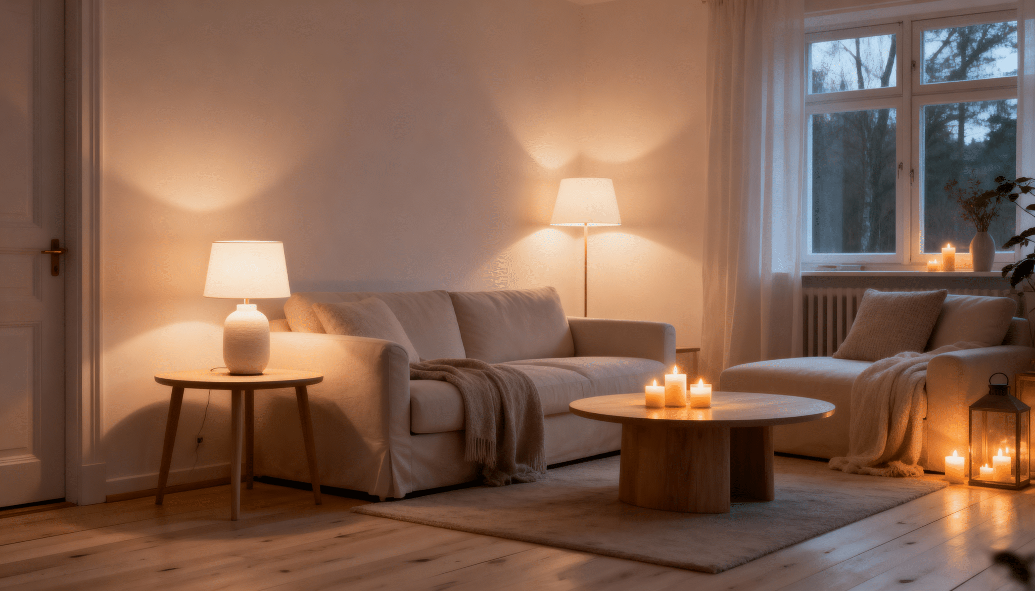 gentle ambient lighting