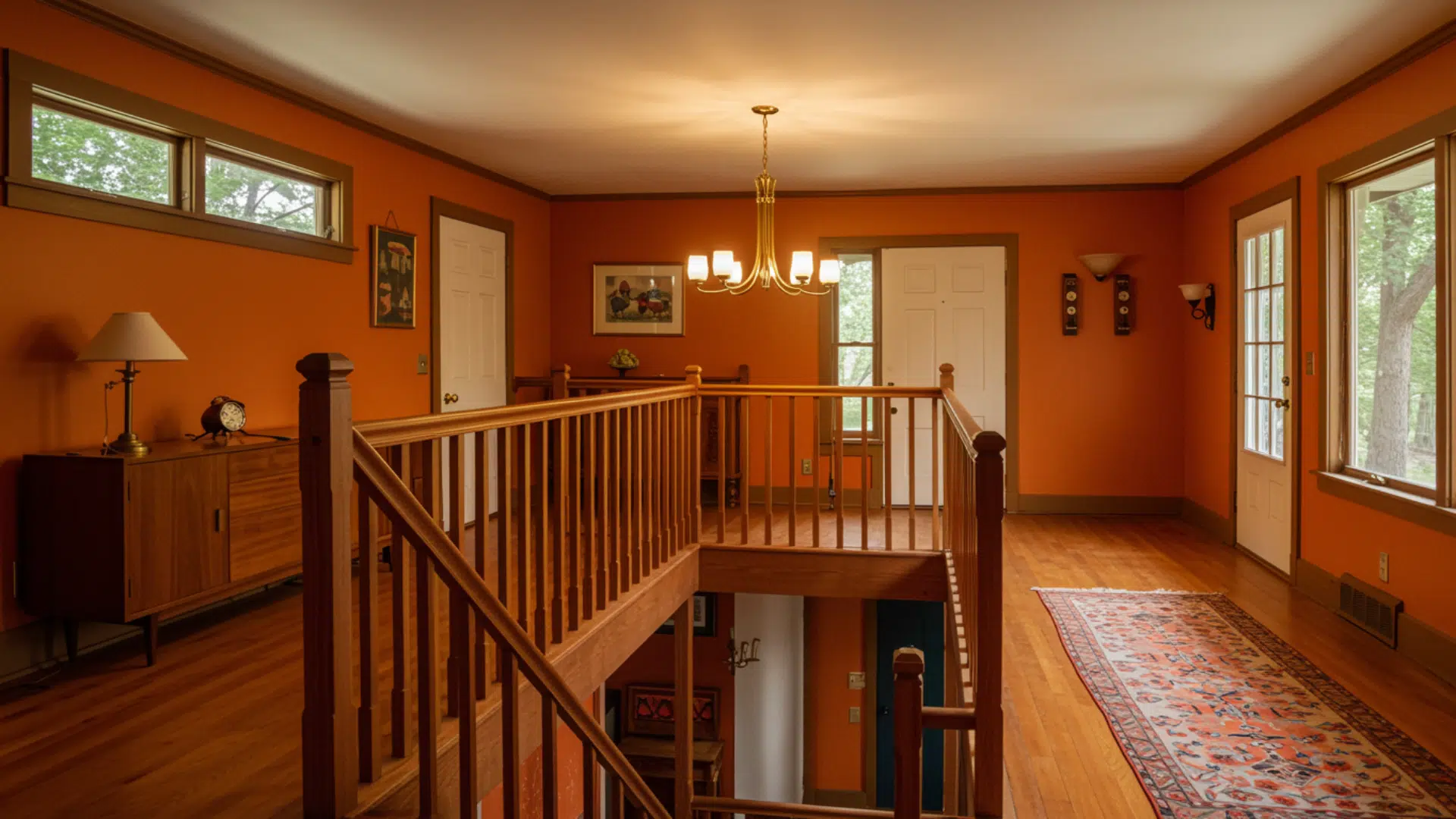 key visual elements that instantly signal the 1970s materials and finishes