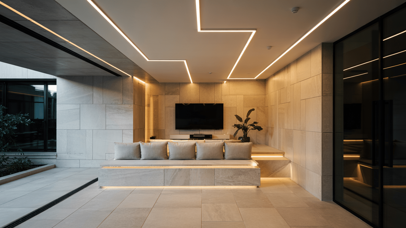 linear led fixtures for a sleek modern finish