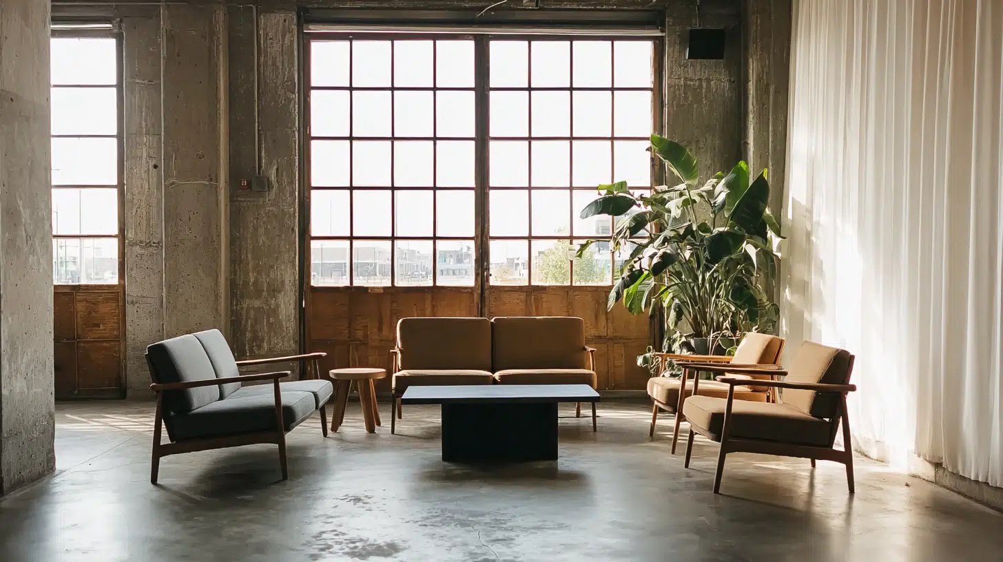 minimal brutalist style