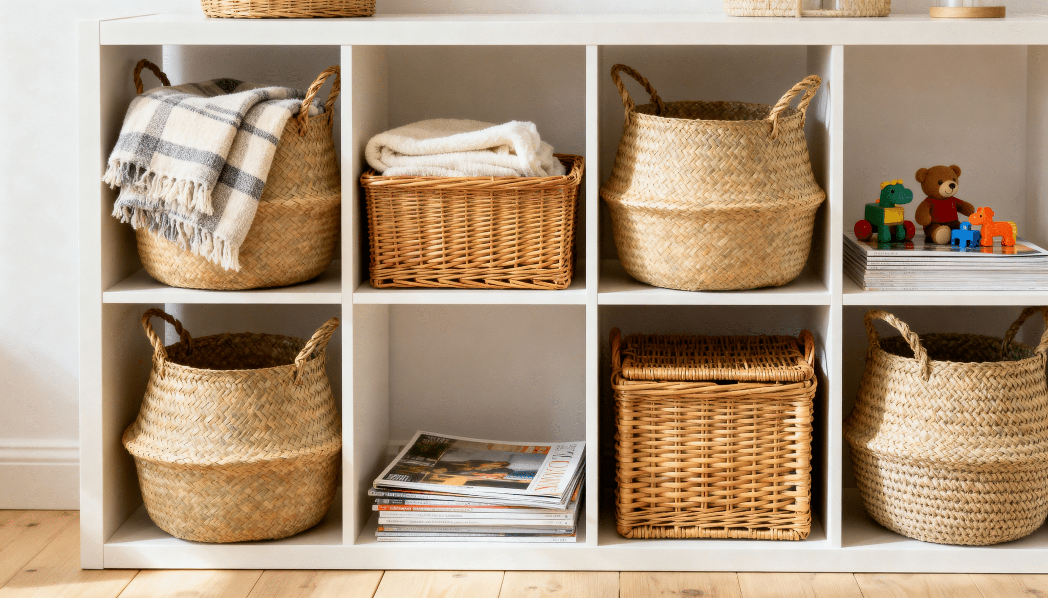 natural baskets for storage
