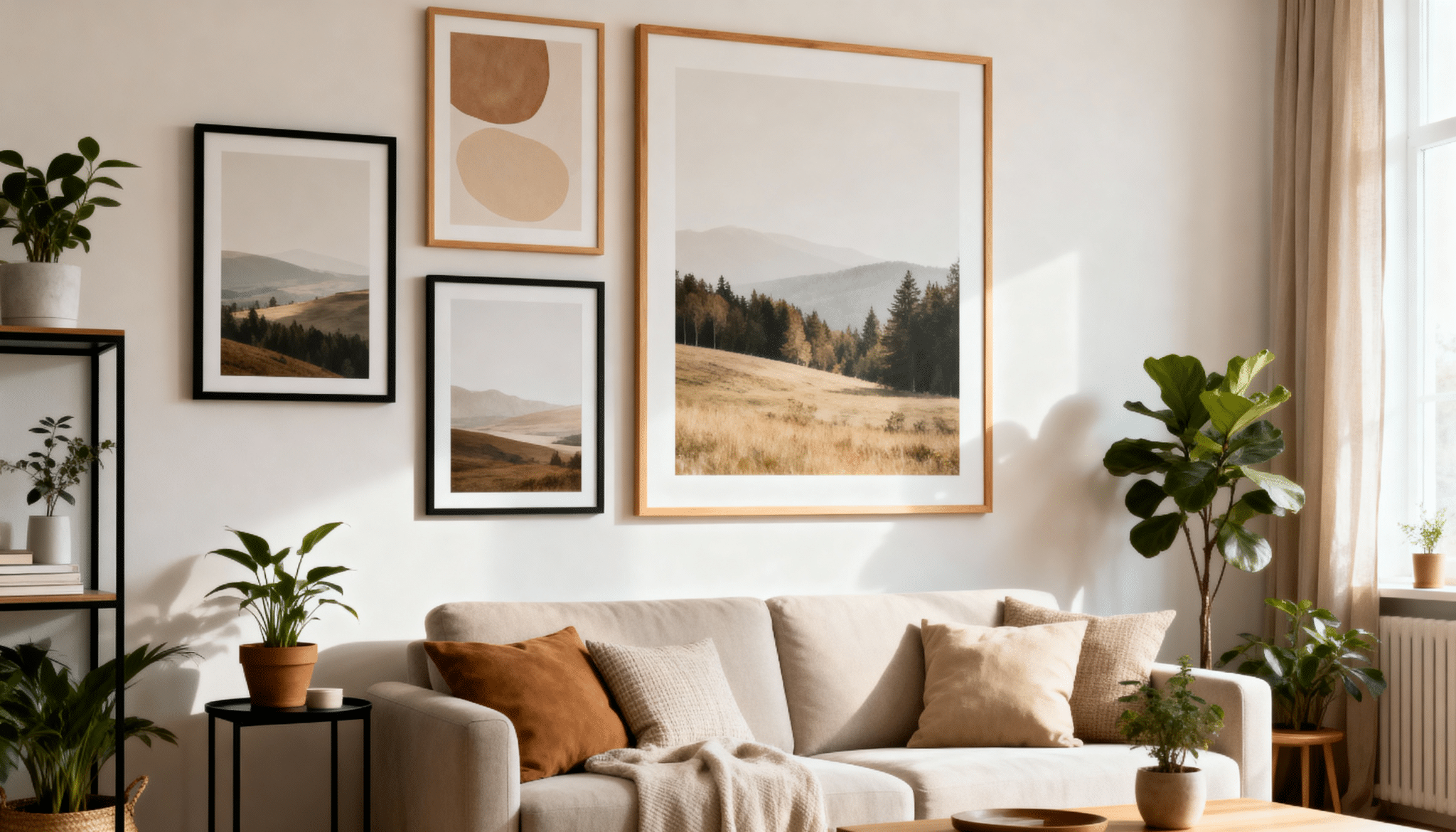 nature inspired wall prints