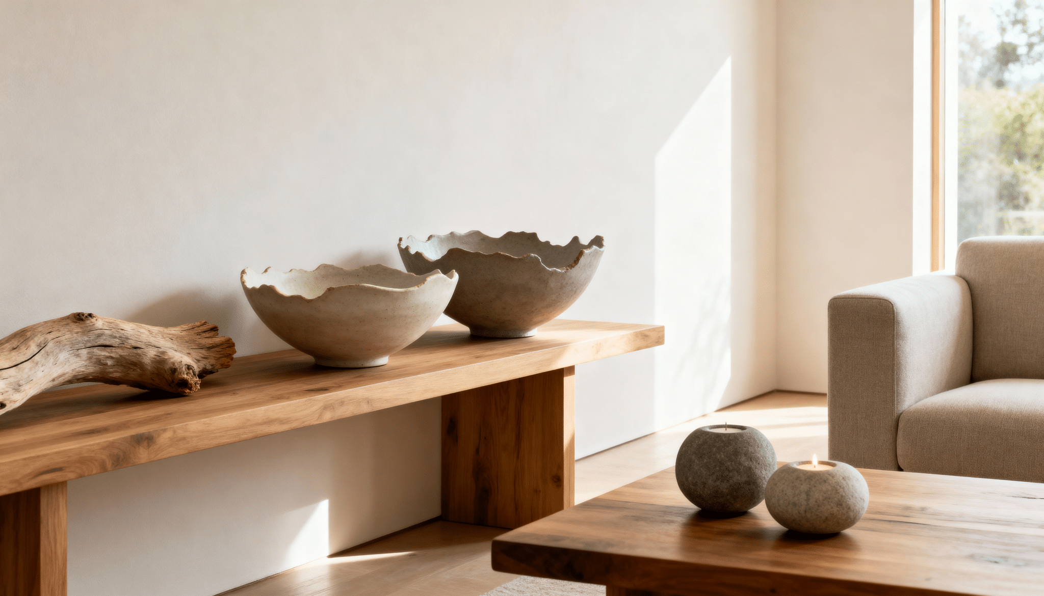 organic shaped decor