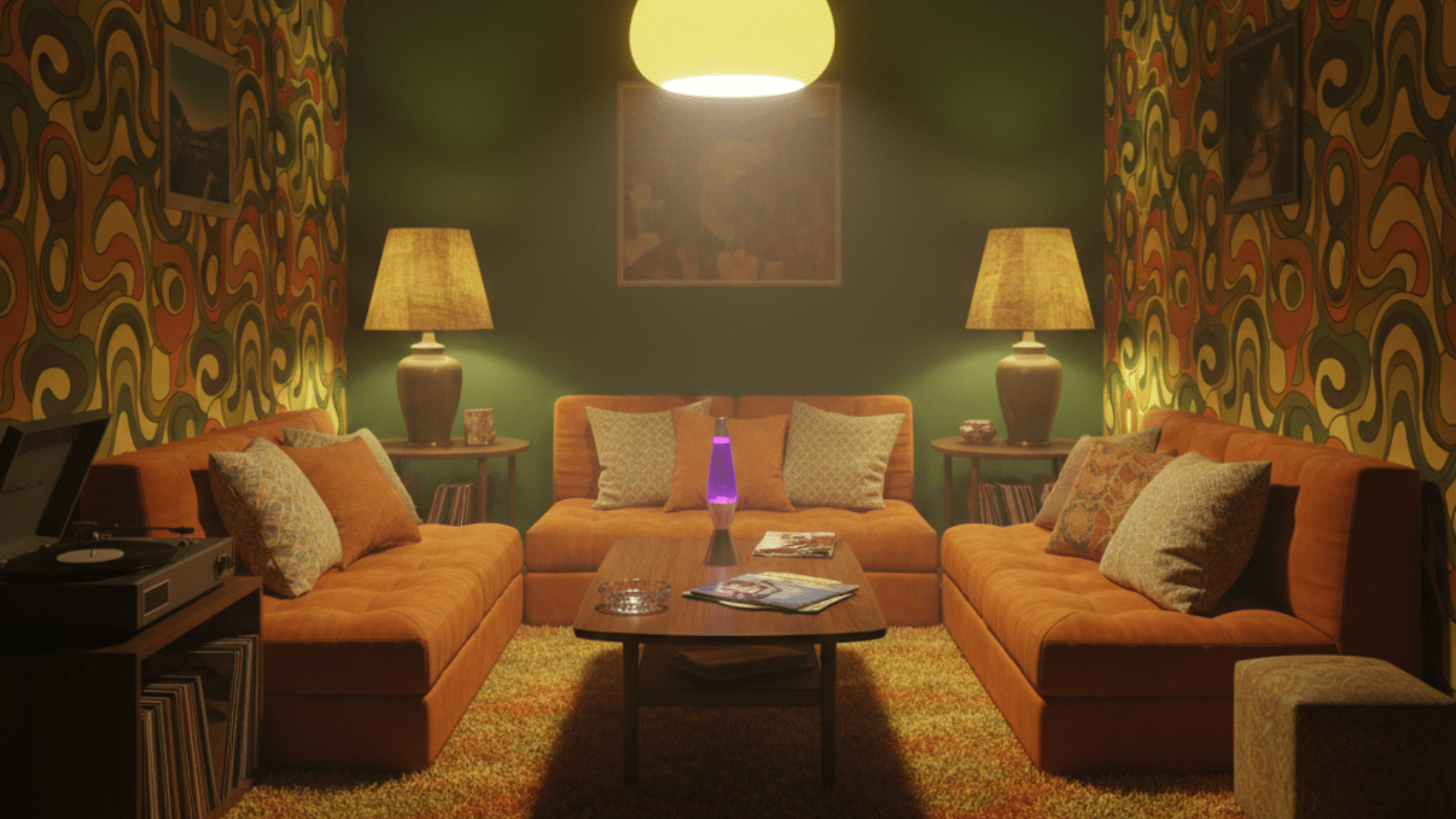 patterns that dominated walls floors and fabrics Psychedelic Motifs