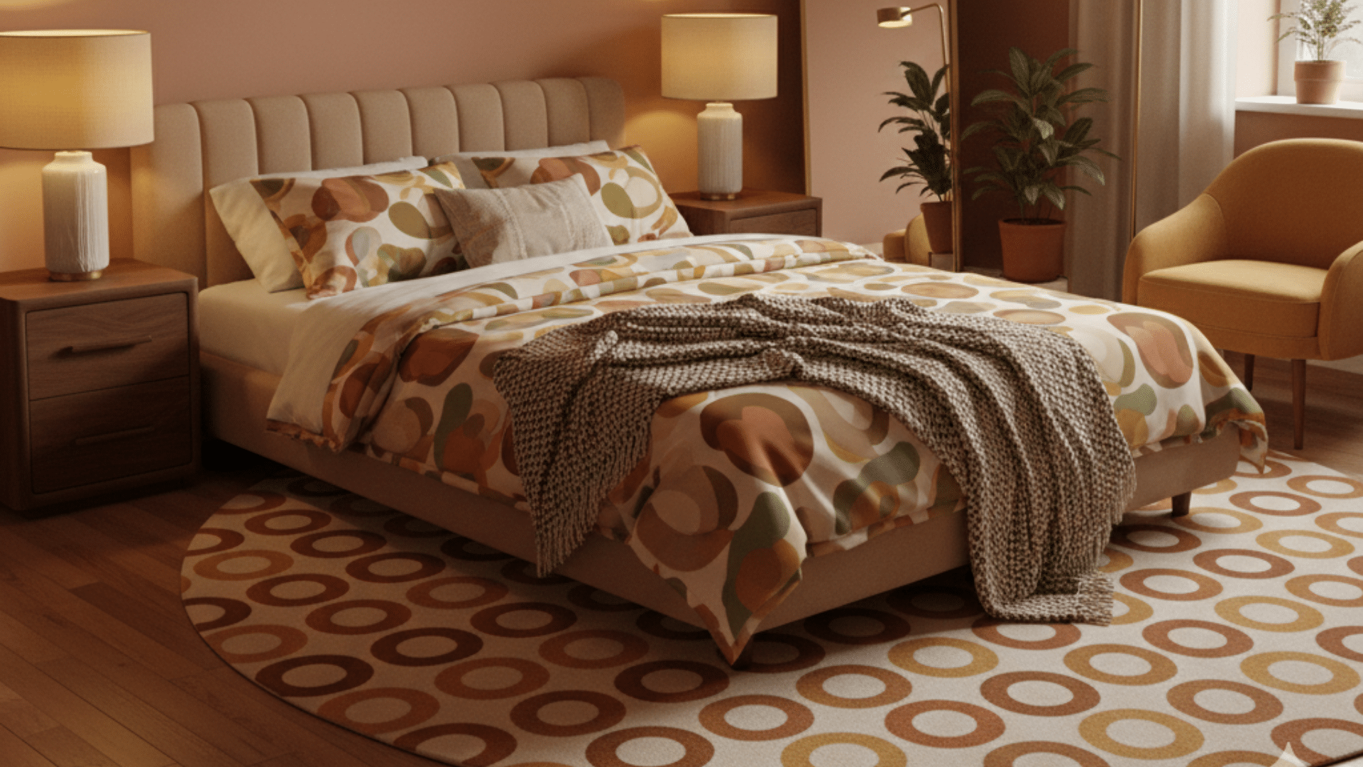 patterns that dominated walls floors and fabrics organic and abstract designs