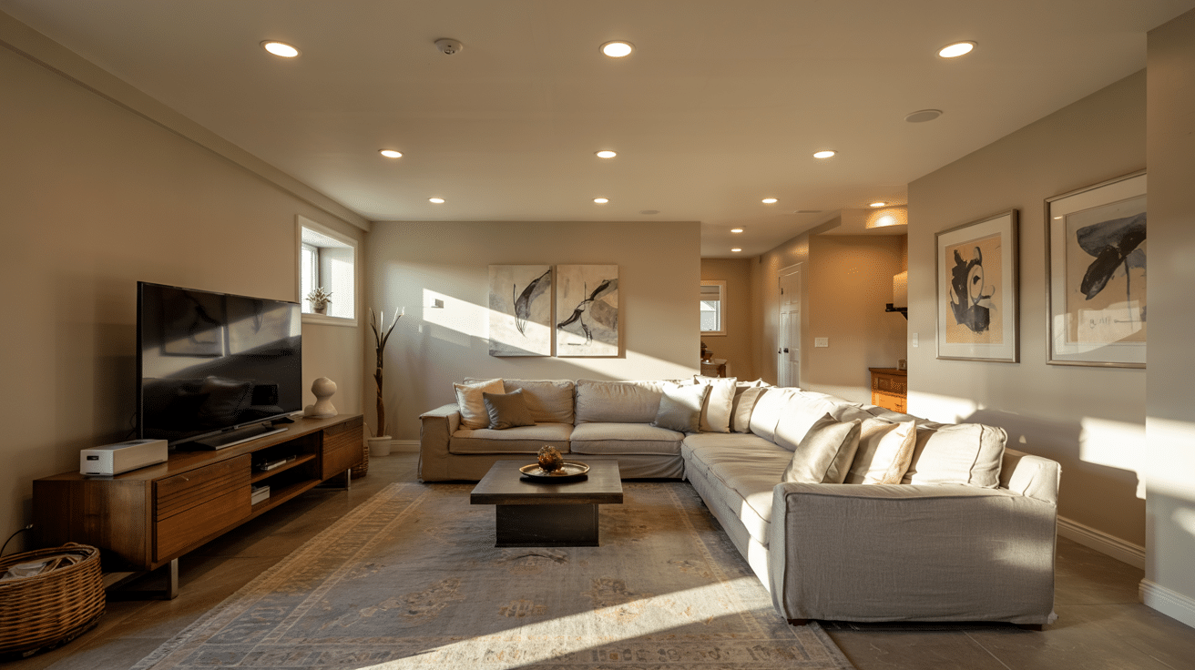 recessed led lighting for even all around brightness