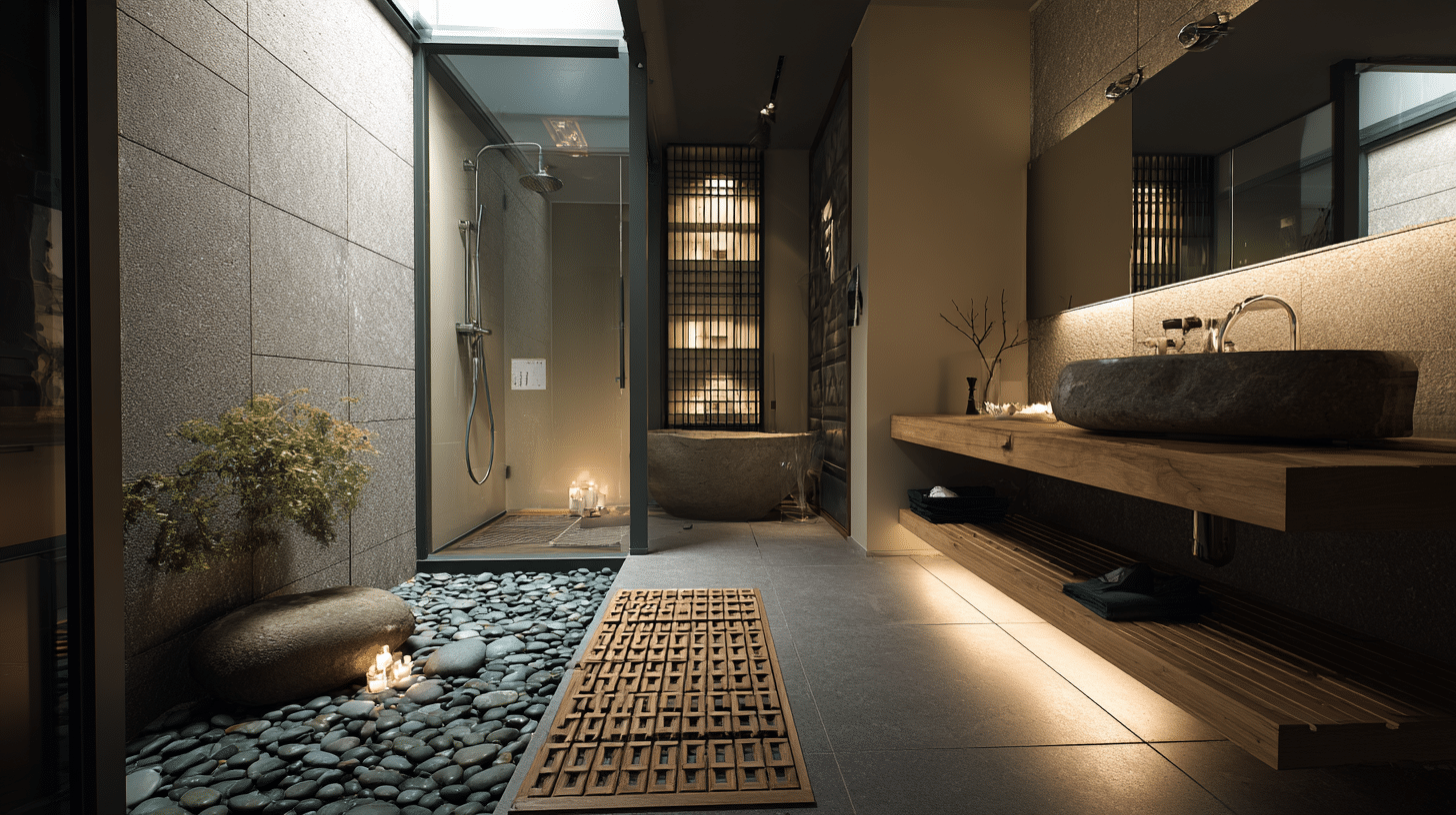 separate wet and dry zones