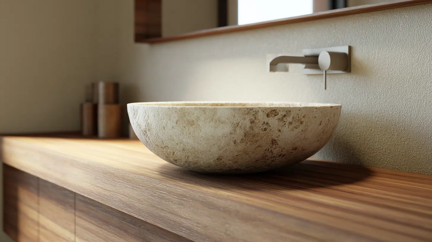 stone or ceramic vessel sinks