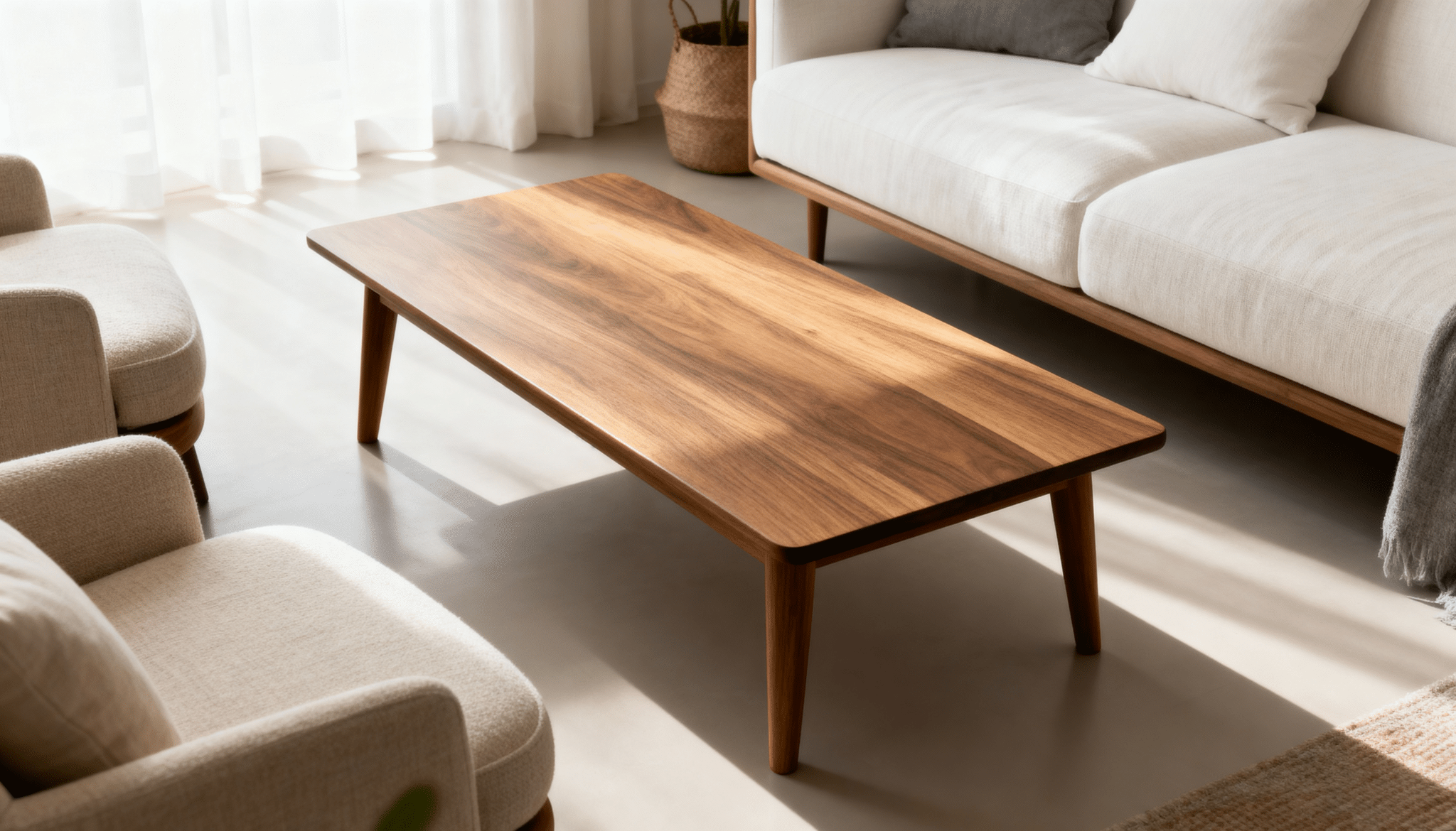 warm wood coffee tables