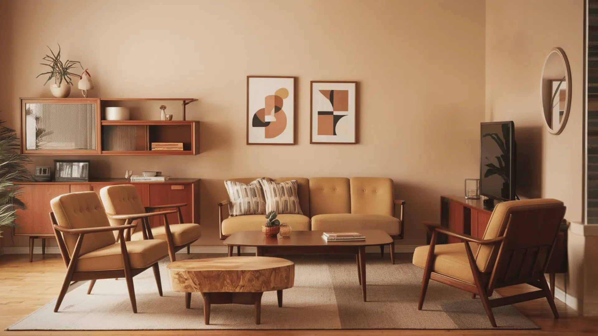 mid century living style