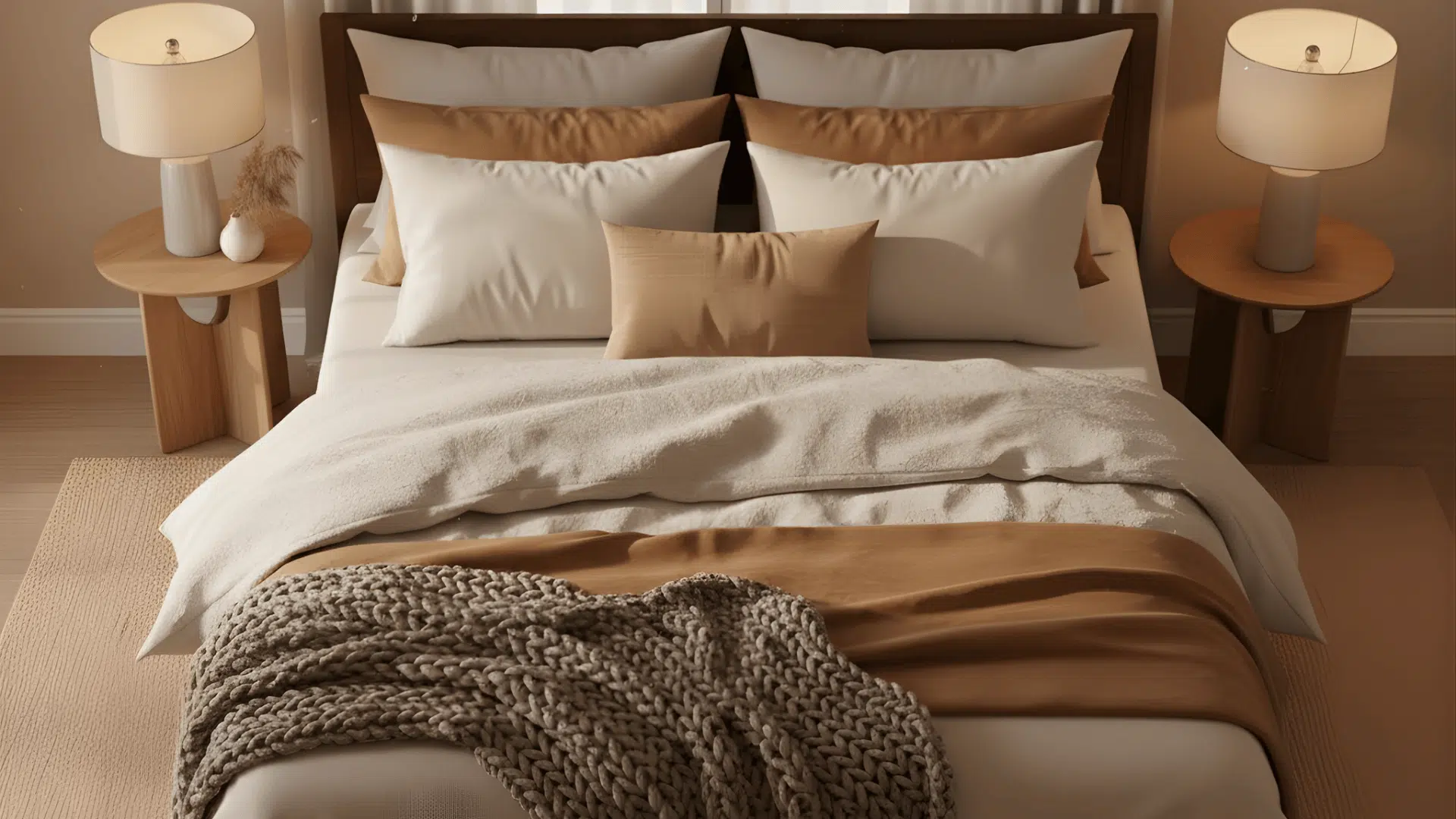 night warm cozy aesthetic bedroom