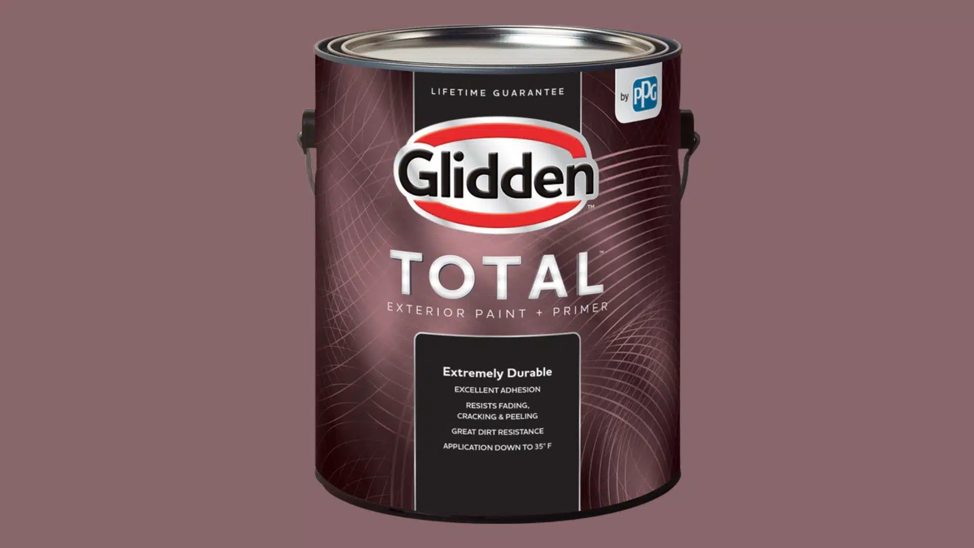 Glidden Total Exterior Paint & Primer can for premium interior and exterior painting projects