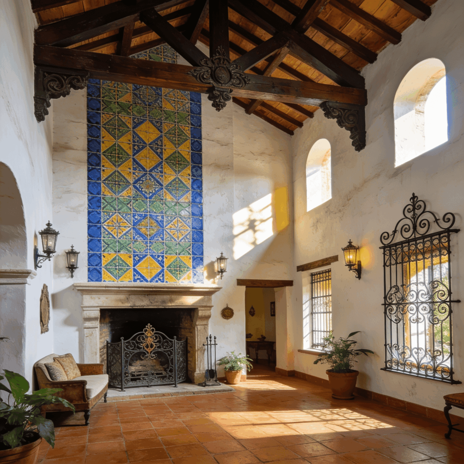 Hacienda Spanish Style Interior Design: What it is, What it Costs, and ...