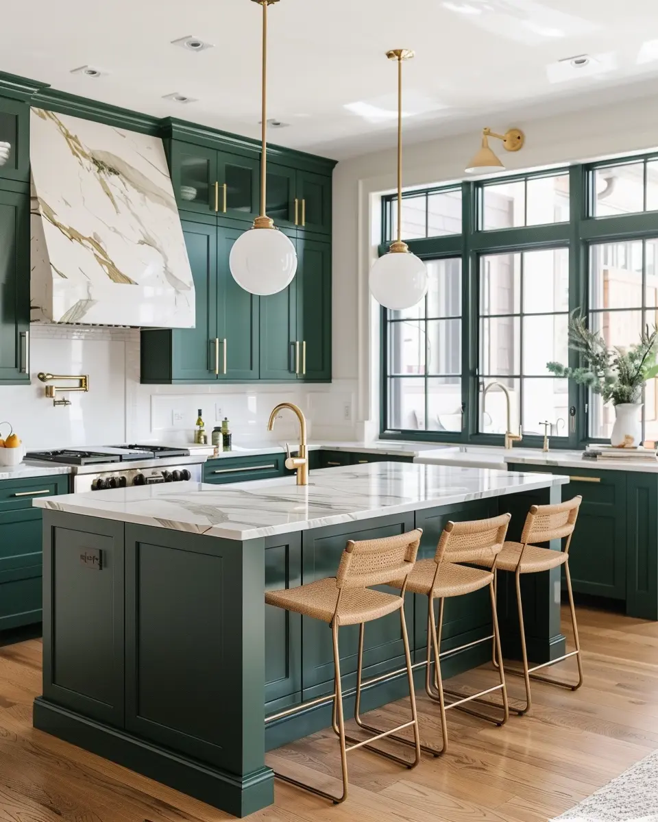 painted-my-kitchen-dark-green (1)