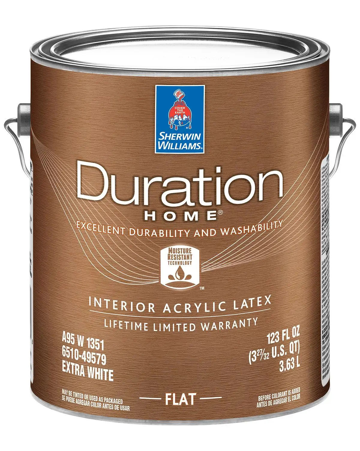 A can of Sherwin-Williams Duration Home